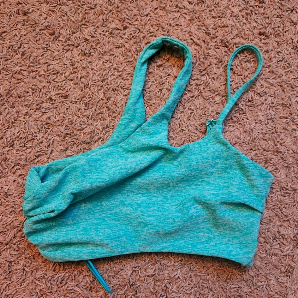 Bombshell Mint Lateral Scrunch Top